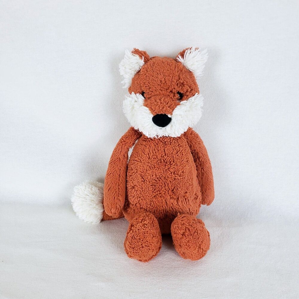 Jellycat Bashful Fox Cub Plush 12" Medium Stuffed Animal Surf